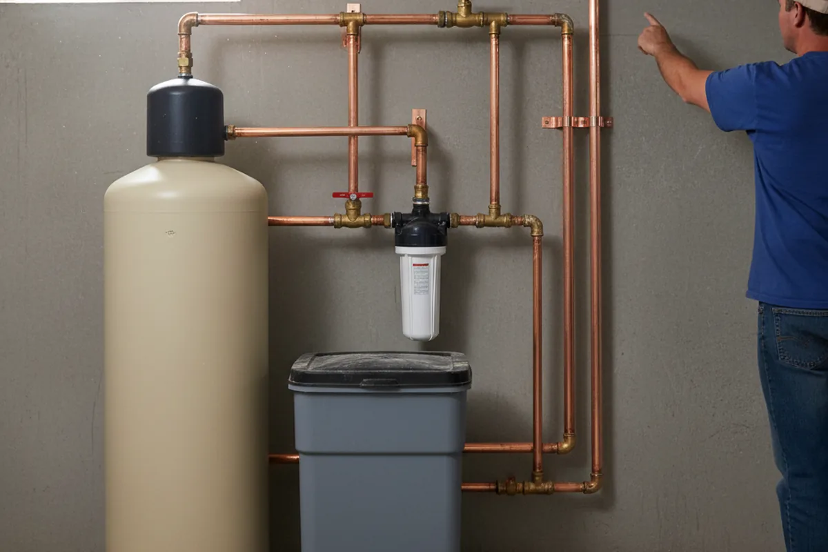 Whole-house water treatment system installed in Gaston
